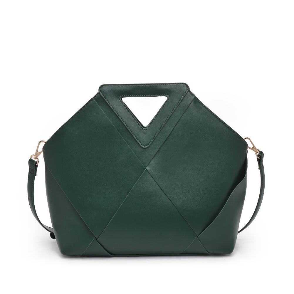 Product Image of Urban Expressions Athena Satchel 840611104106 View 5 | Emerald