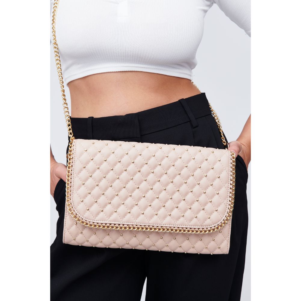 Woman wearing Natural Urban Expressions Viola Clutch 818209010993 View 1 | Natural