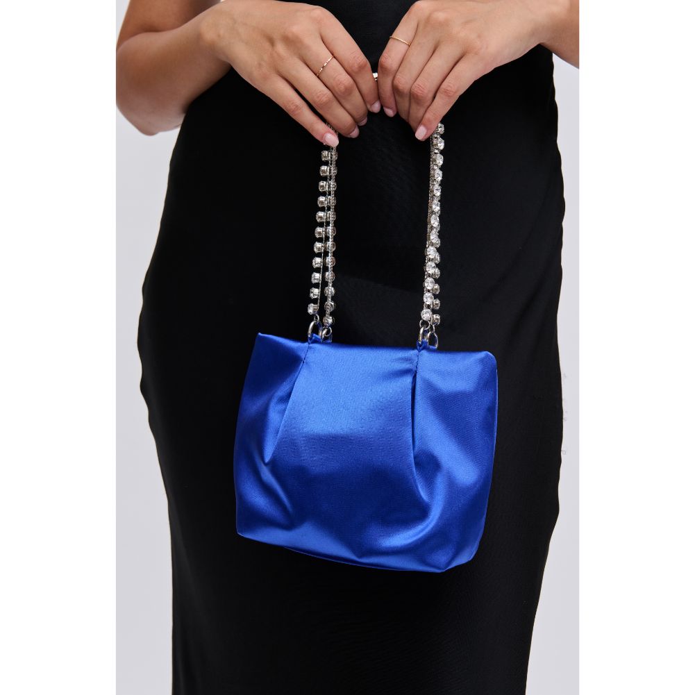 Woman wearing Blue Urban Expressions Marceline Evening Bag 840611116130 View 1 | Blue