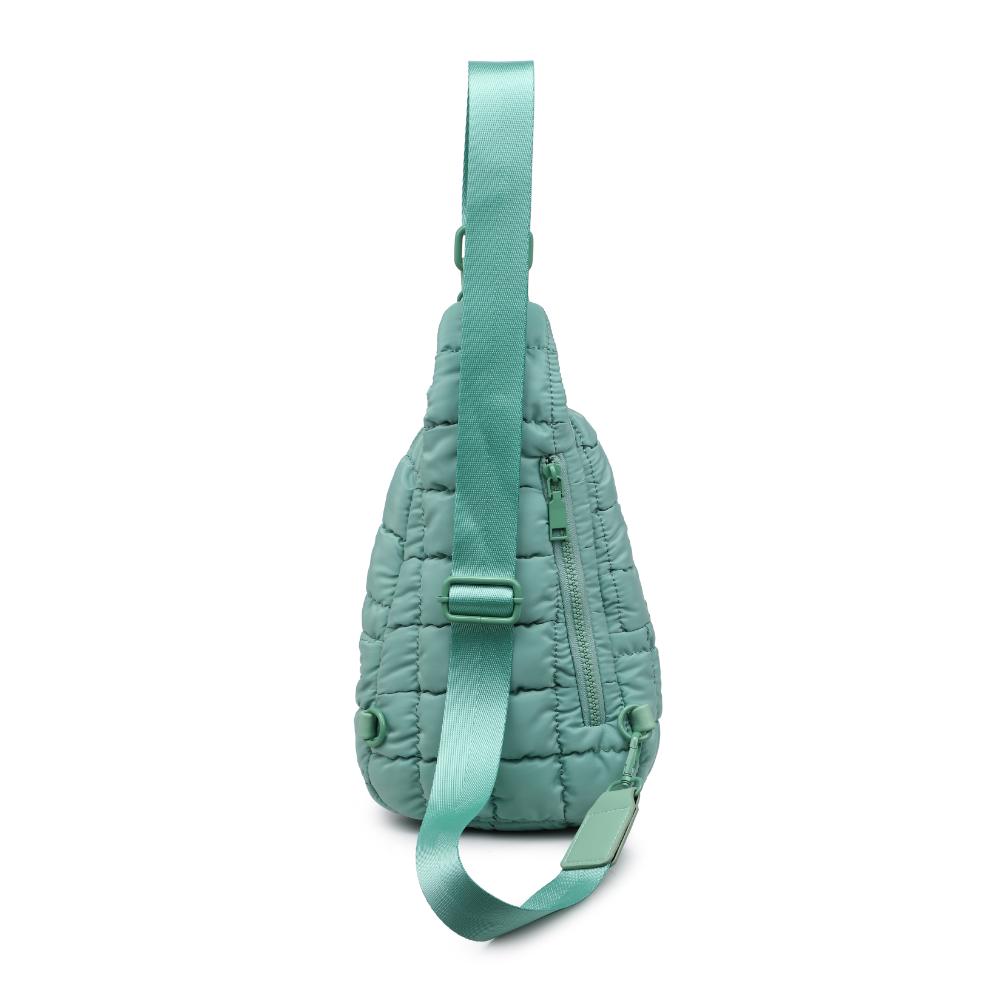 Product Image of Urban Expressions Bristol Sling Backpack 840611128362 View 7 | Pistachio