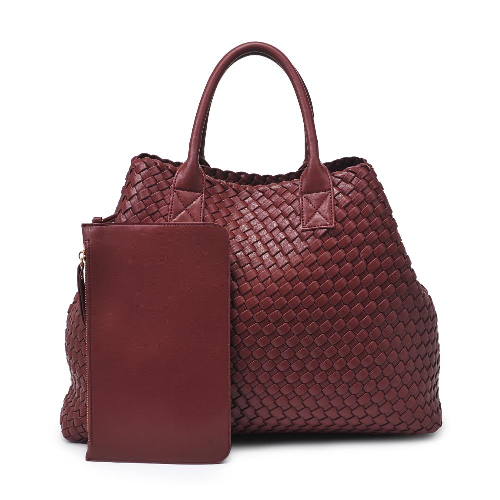 Product Image of Urban Expressions Ithaca Tote 840611119223 View 5 | Burgundy