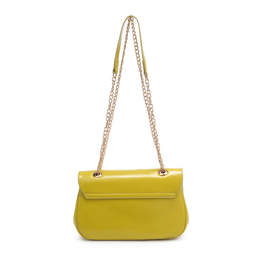 Product Image of Urban Expressions Colette Crossbody 840611113559 View 7 | Chartreuse