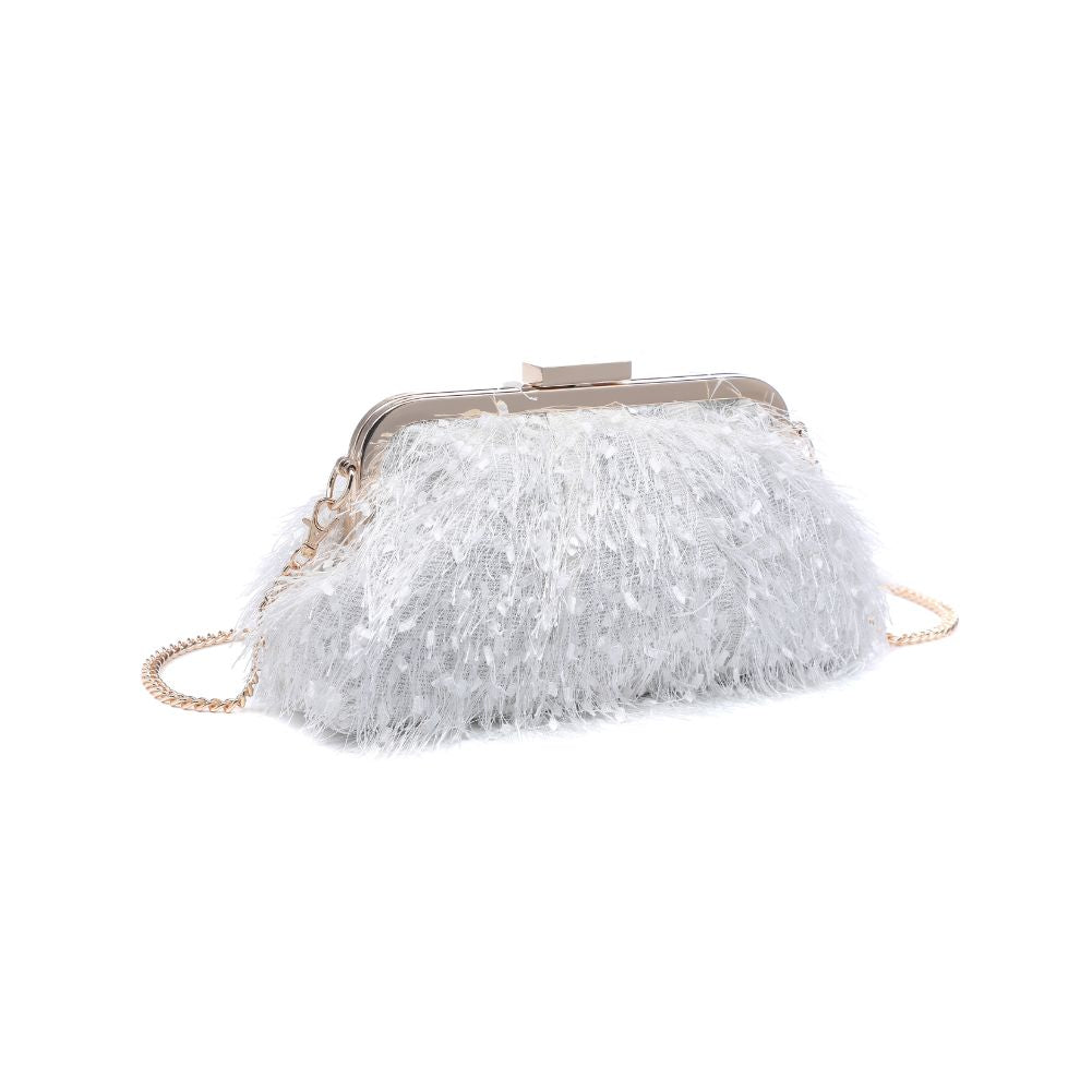 Product Image of Urban Expressions Rosalind Evening Bag 840611104243 View 6 | Ivory