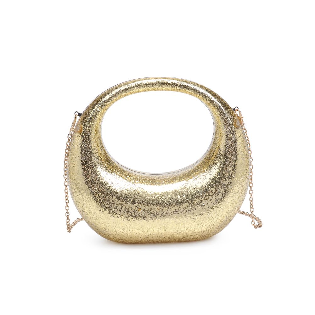 Product Image of Urban Expressions Trave Evening Bag 840611115966 View 3 | Gold