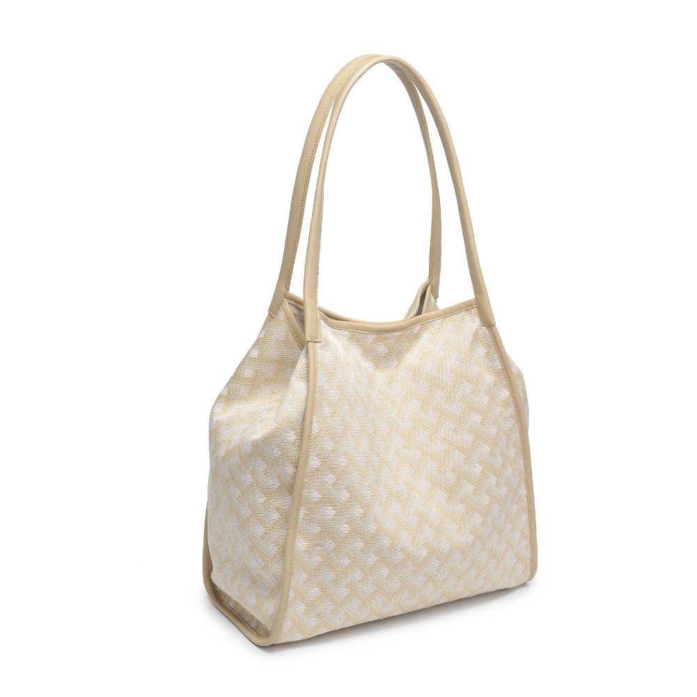 Product Image of Urban Expressions Tansy Tote 818209016117 View 6 | Beige Combo