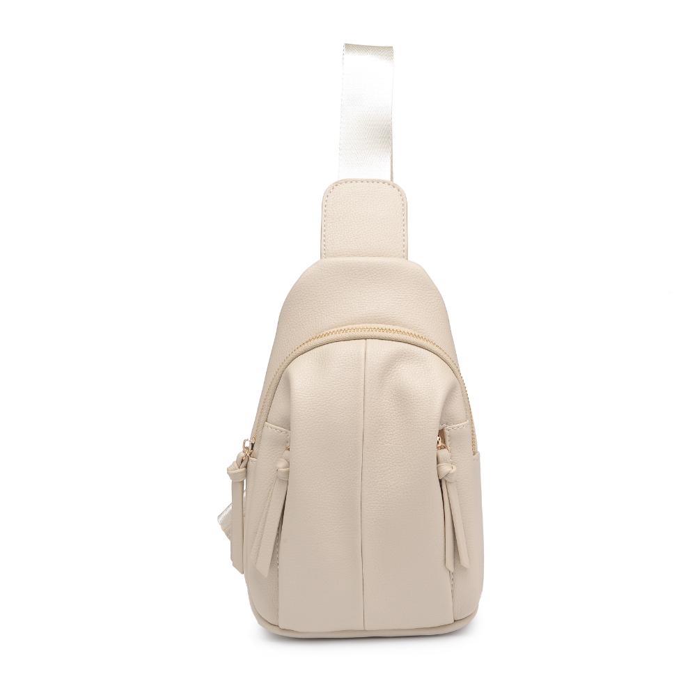 Product Image of Urban Expressions Emille Sling Backpack 840611191564 View 5 | Ivory