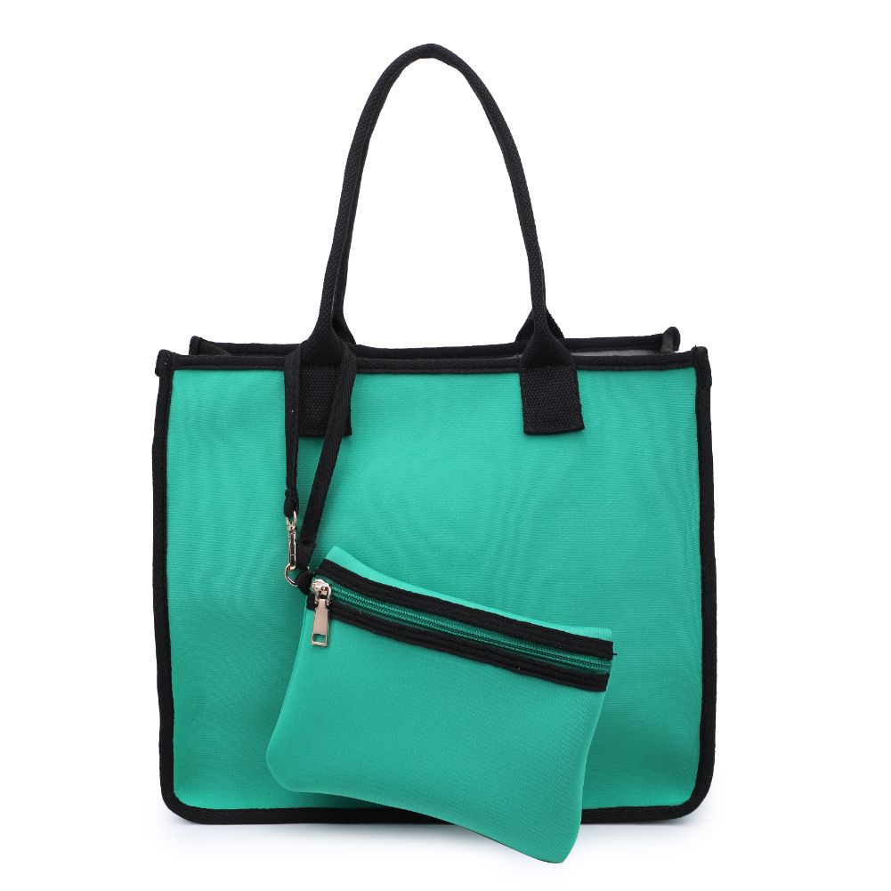 Product Image of Urban Expressions Wade Tote 840611118158 View 5 | Green Black