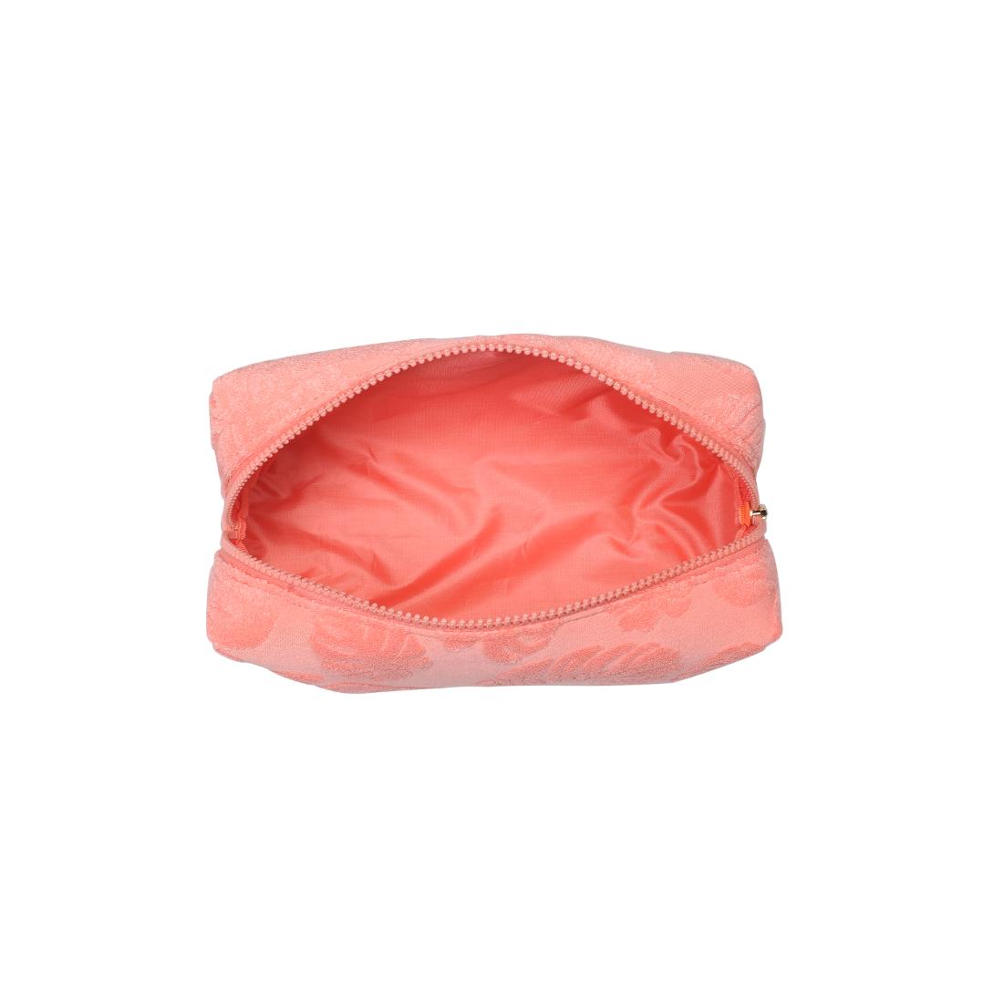 Product Image of Urban Expressions Palm Breeze Cosmetic Pouch 840611195302 View 8 | Peach