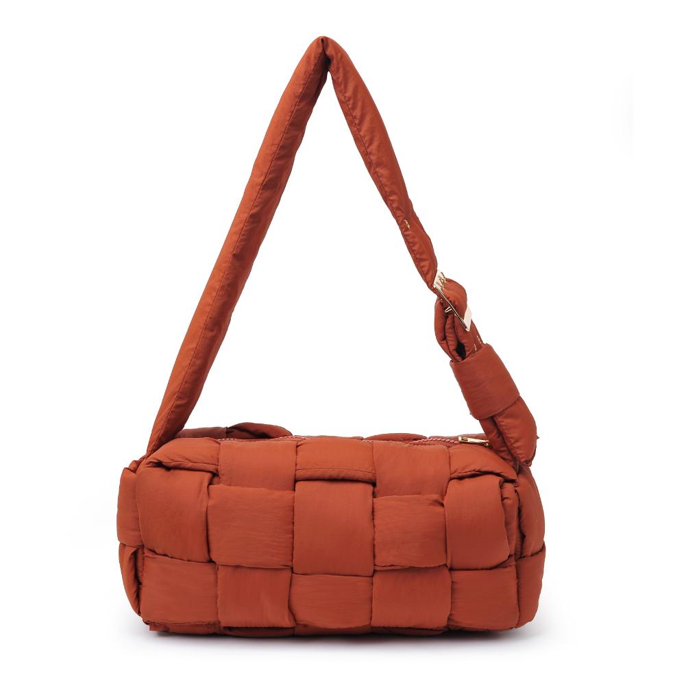 Product Image of Urban Expressions Brett Shoulder Bag 840611193452 View 7 | Rust