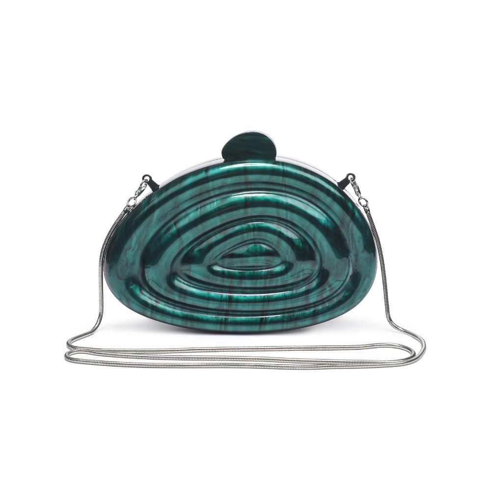 Product Image of Urban Expressions Melody Evening Bag 840611125576 View 7 | Emerald