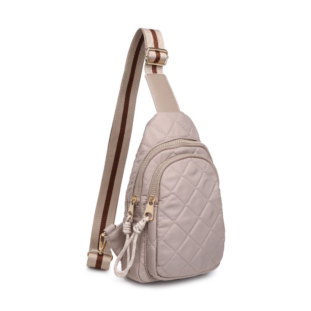 Product Image of Urban Expressions Ace - Quilted Nylon Sling Backpack 840611116598 View 6 | Nude