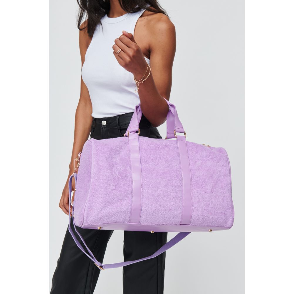 Woman wearing Lavender Urban Expressions Perrie Weekender 840611102232 View 1 | Lavender