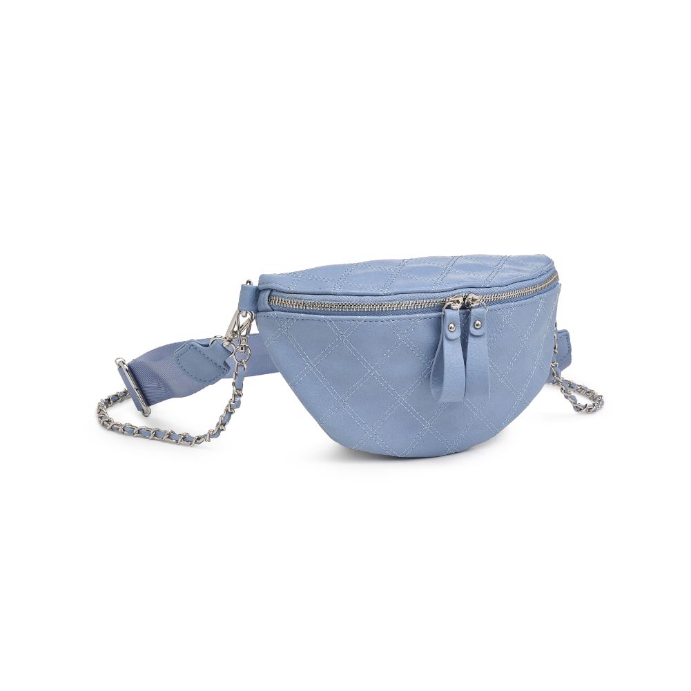 Product Image of Urban Expressions Lachlan - Quilted Belt Bag 840611113023 View 6 | Denim