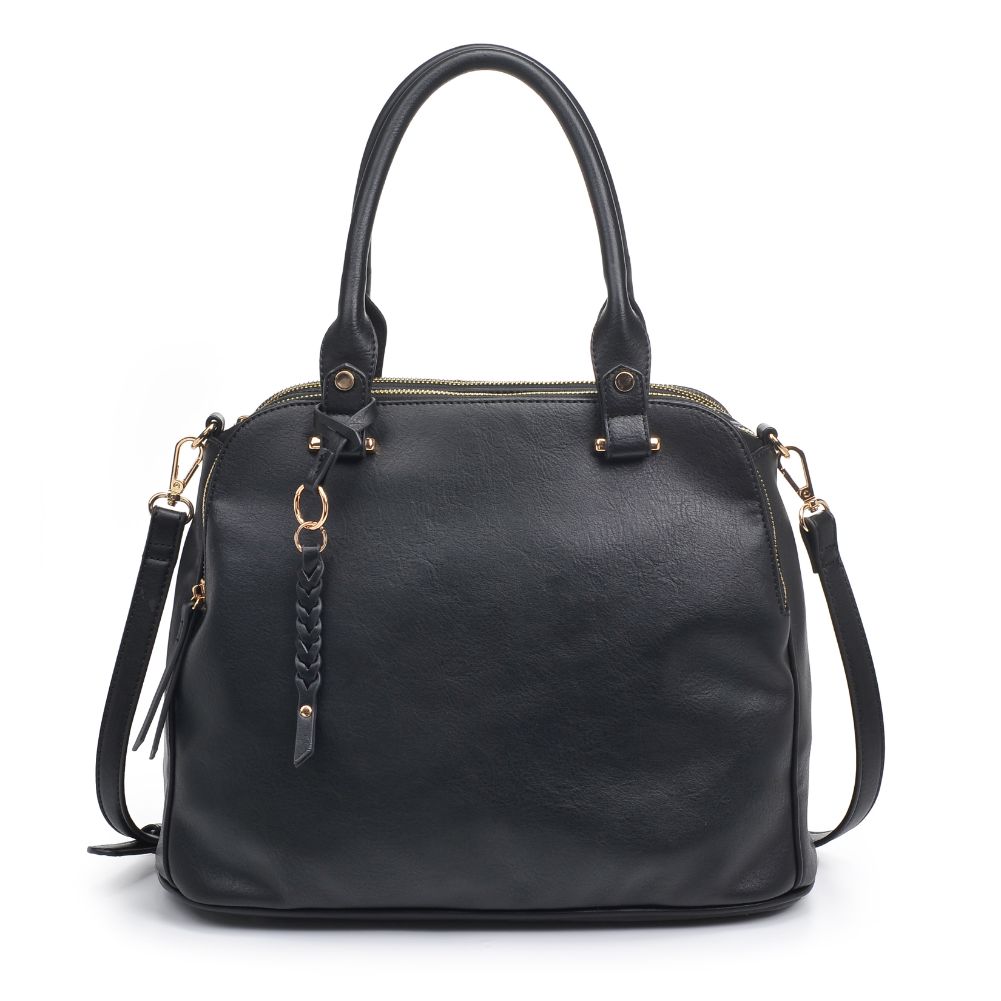 Product Image of Urban Expressions Noreen Satchel 840611185327 View 5 | Black