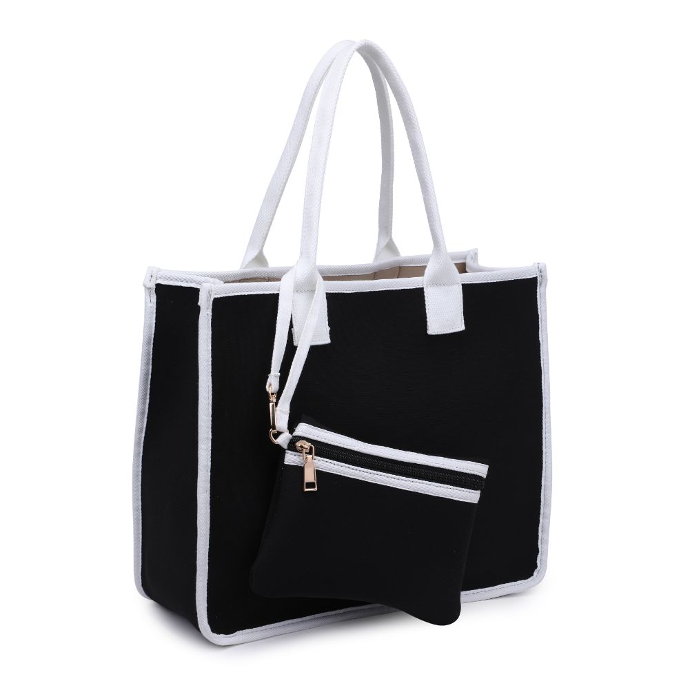 Product Image of Urban Expressions Wade Tote 840611118141 View 6 | Black White