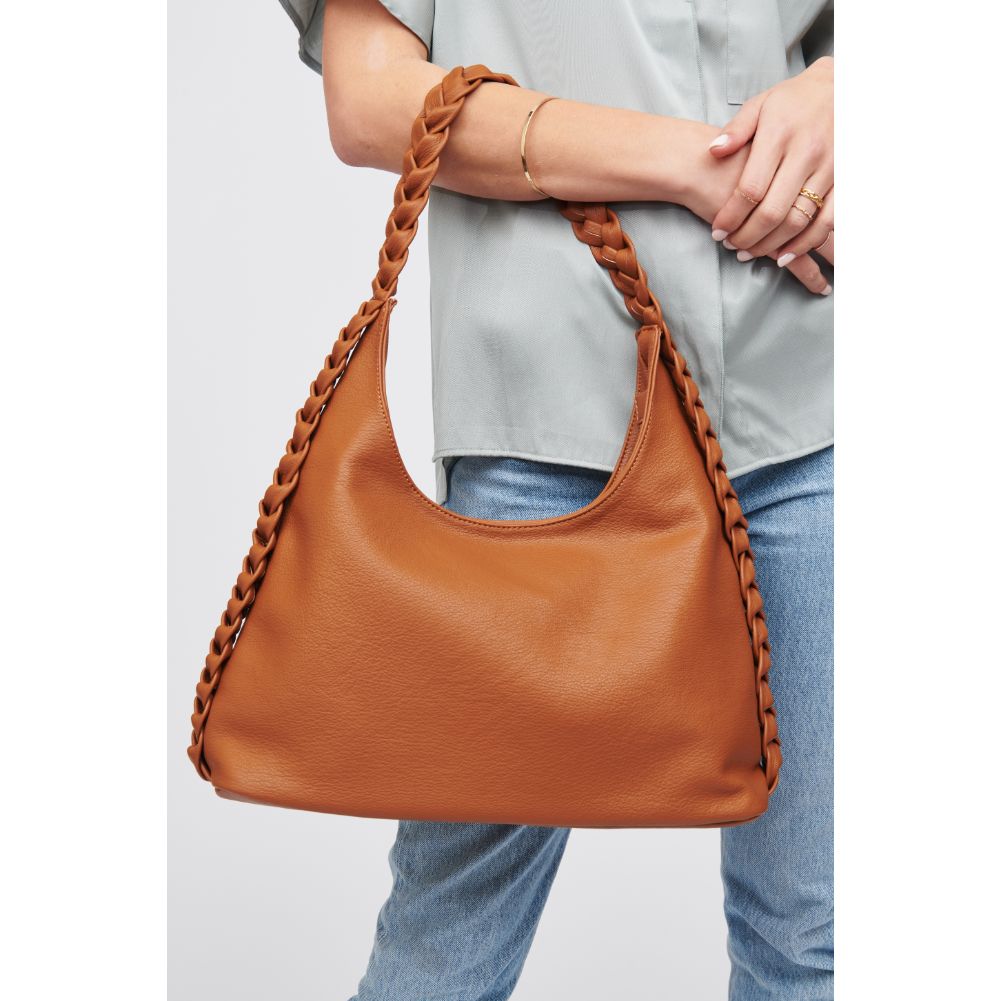 Woman wearing Tan Urban Expressions Martha Hobo 818209016735 View 1 | Tan