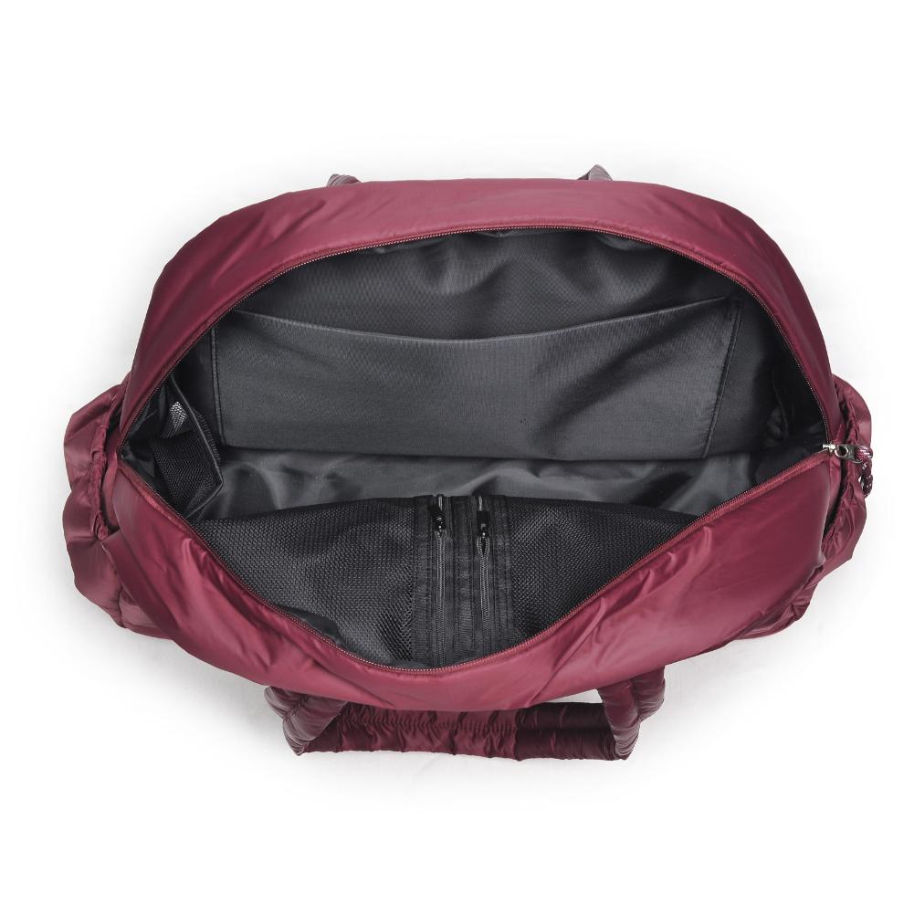 Product Image of Urban Expressions Rae Duffel 840611141231 View 4 | Burgundy