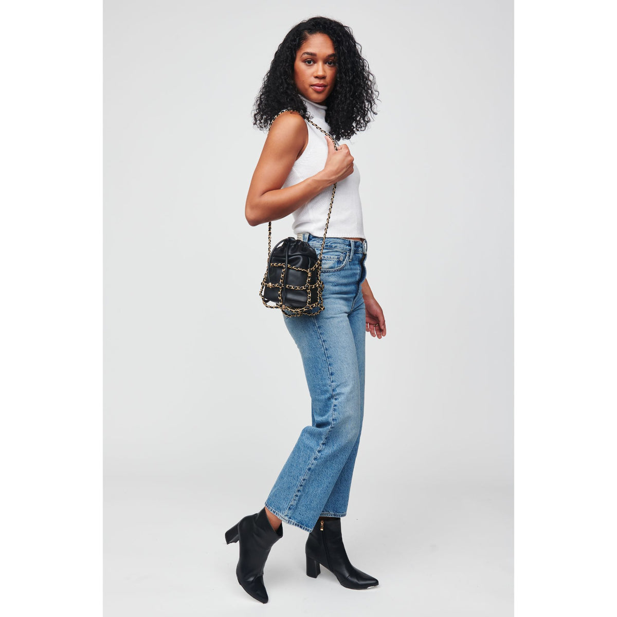 Woman wearing Black Urban Expressions Moira Crossbody 818209012317 View 3 | Black