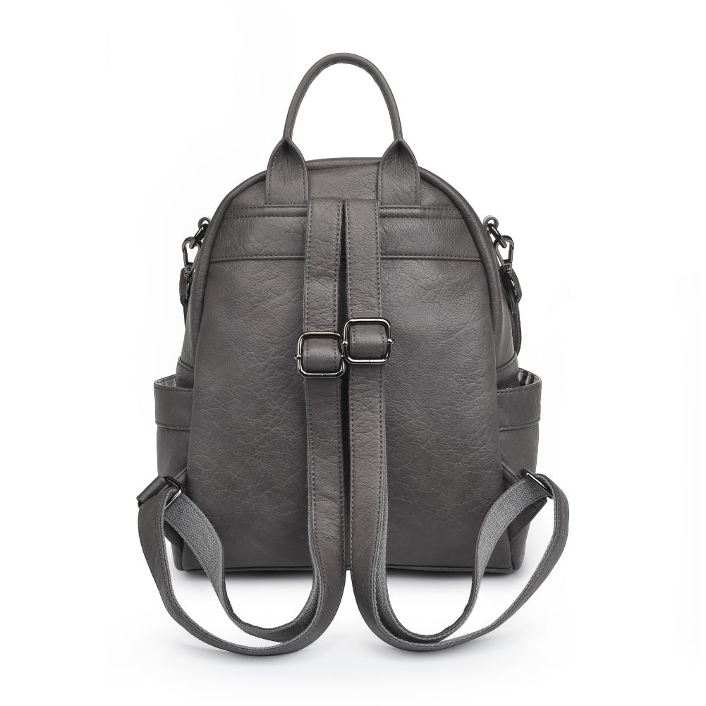 Product Image of Urban Expressions Reva Backpack 840611185259 View 7 | Gunmetal