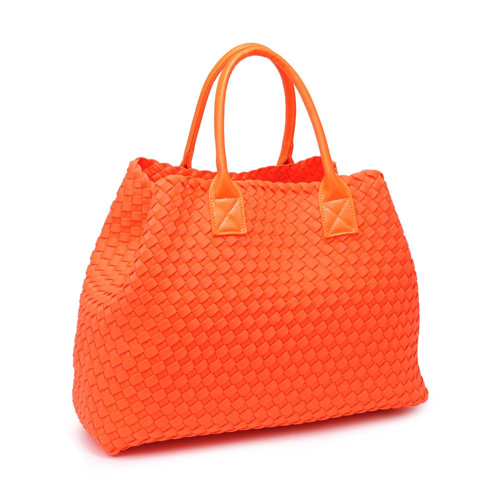 Product Image of Urban Expressions Ithaca - Woven Neoprene Tote 840611107893 View 6 | Orange