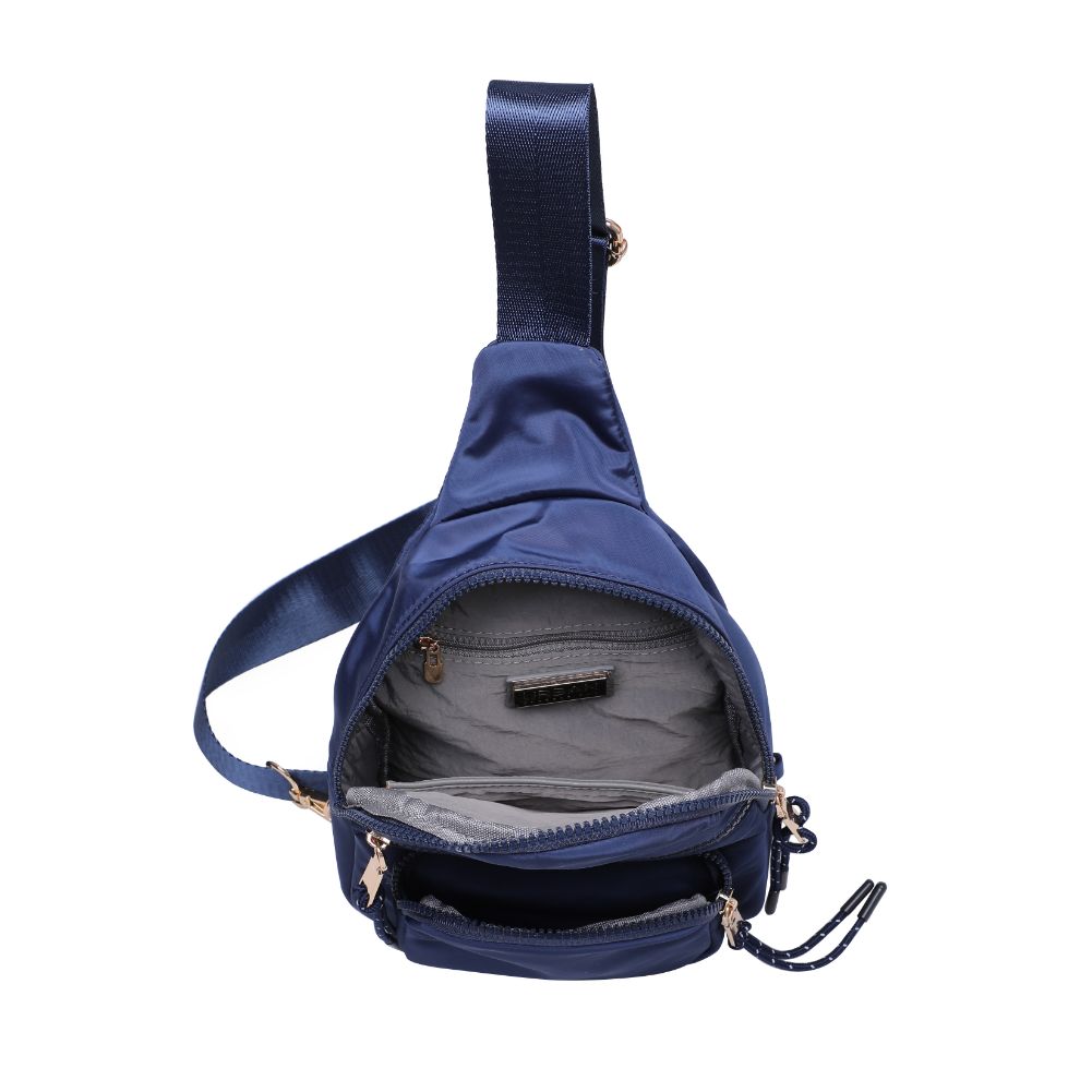 Product Image of Urban Expressions Sid Sling Backpack 840611120694 View 8 | Navy