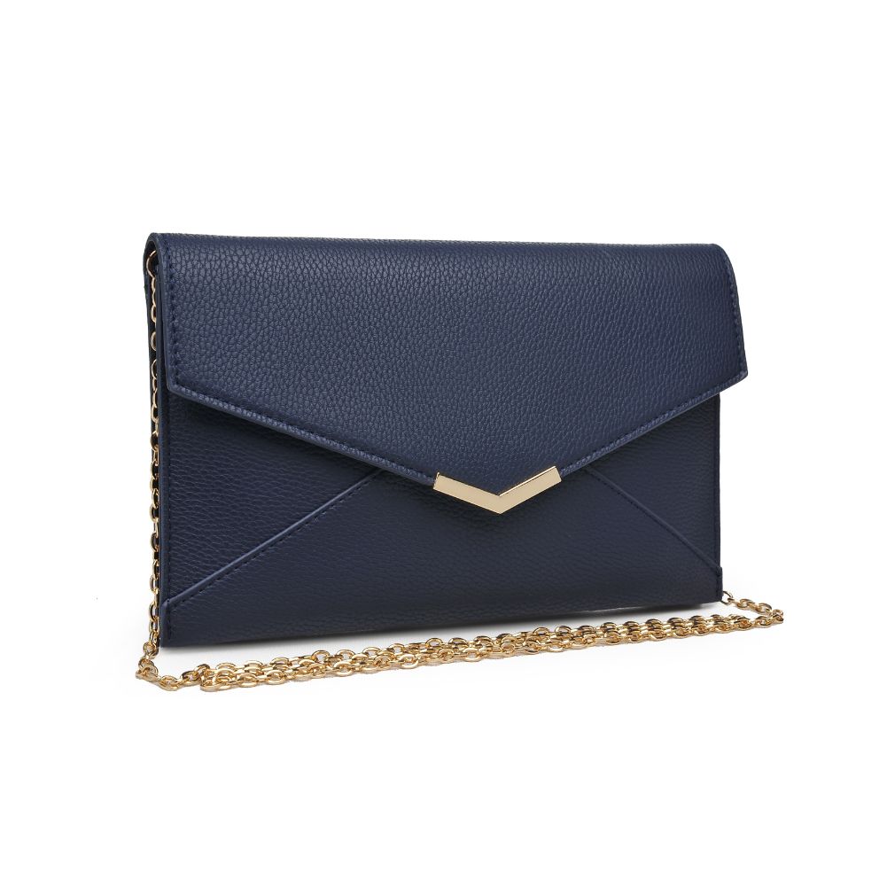 Product Image of Urban Expressions Isabelle Pebble Clutch NA-840611164186 View 2 | Navy