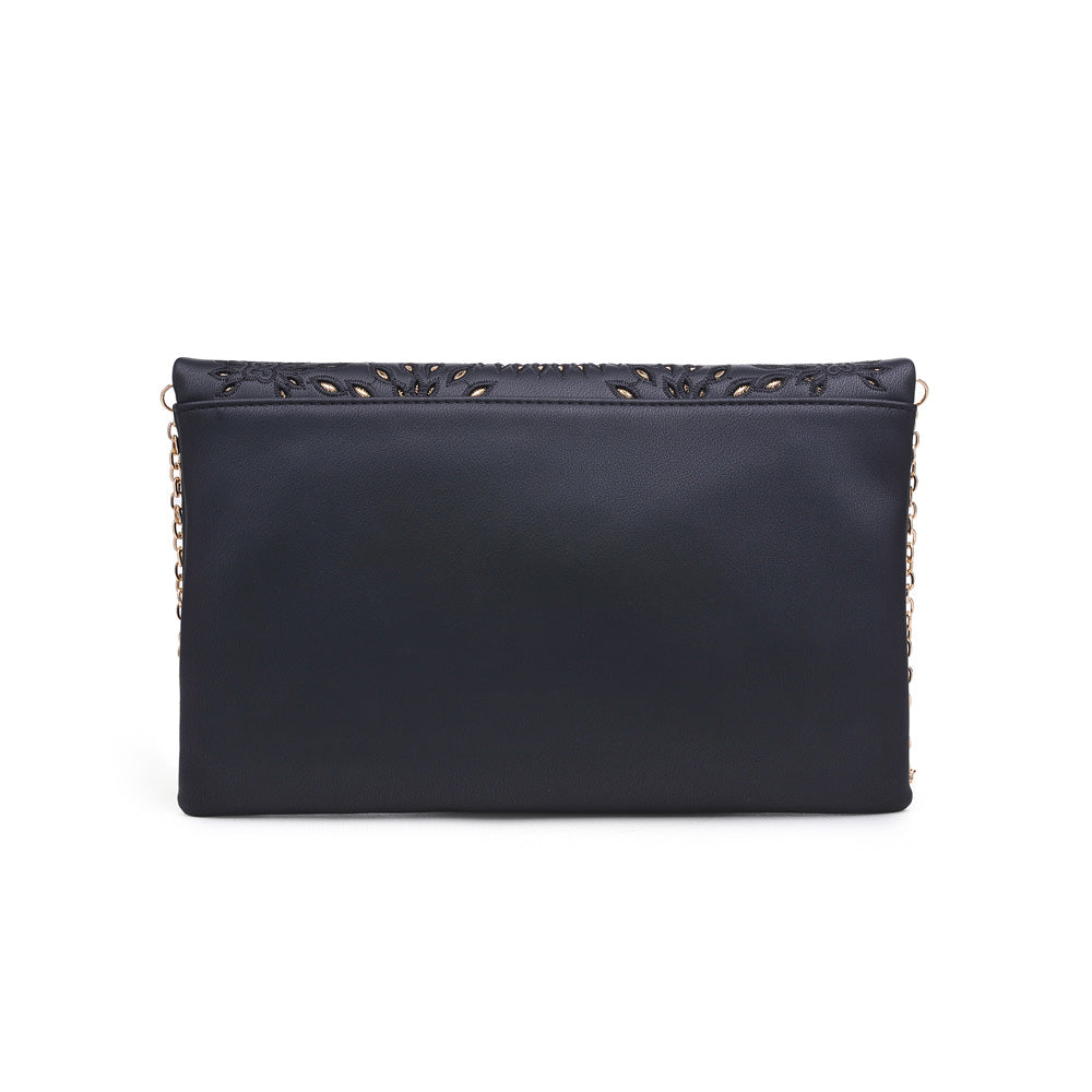 Product Image of Urban Expressions Ellington Embroidered Clutch NA-840611159397 View 3 | Black