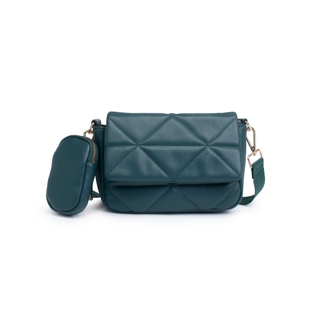 Product Image of Urban Expressions Tasha Crossbody 840611185655 View 5 | Hunter Green