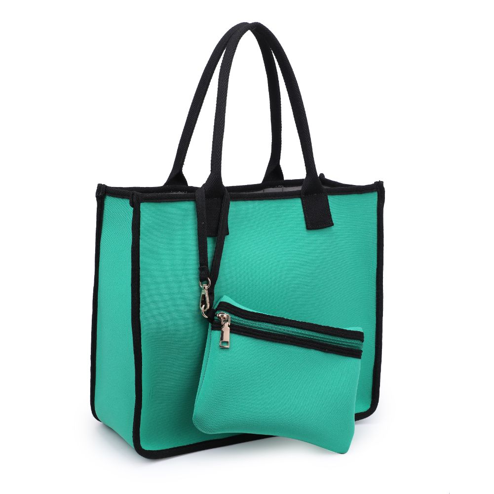 Product Image of Urban Expressions Wade Tote 840611118158 View 6 | Green Black