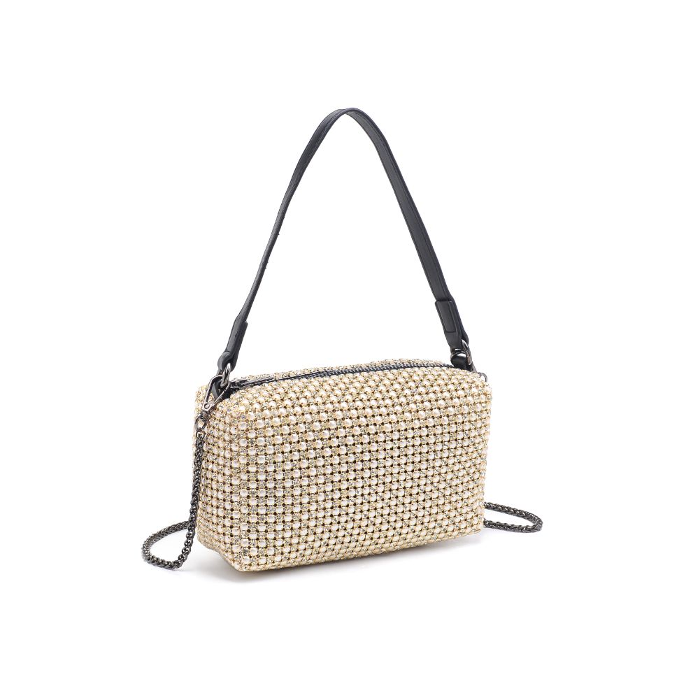 Product Image of Urban Expressions Glow Evening Bag 840611112996 View 6 | Pearl Gold