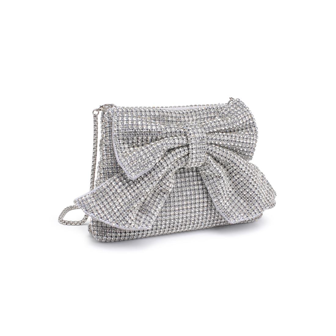 Product Image of Urban Expressions Gretchen Evening Bag 840611156389 View 2 | Silver