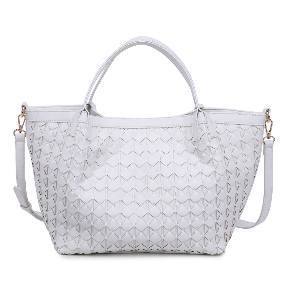 Product Image of Urban Expressions Ivanna Tote 840611100023 View 5 | White