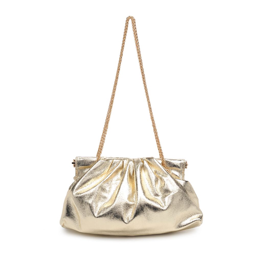 Product Image of Urban Expressions Kacey Clutch 840611112989 View 5 | Gold