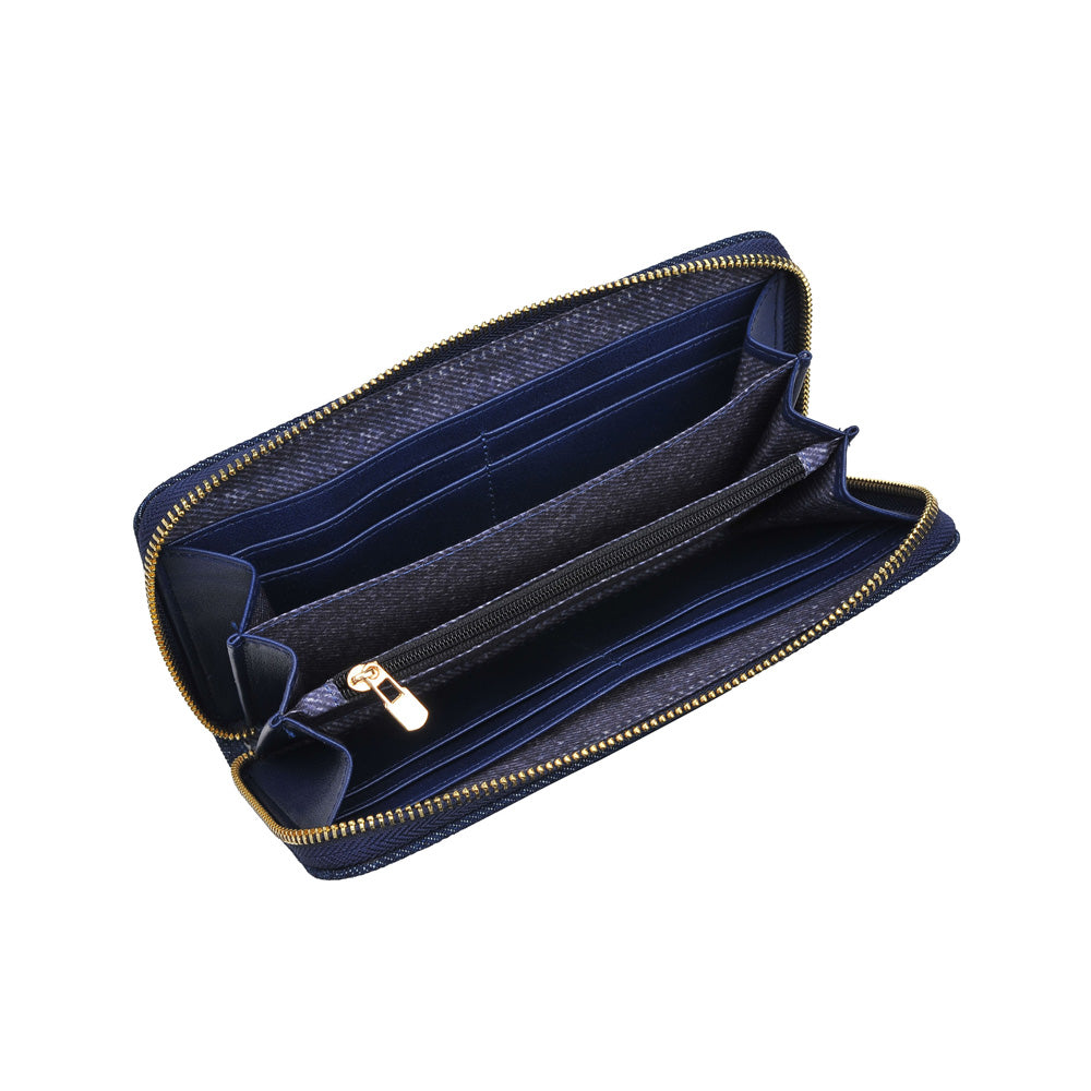 Product Image of Urban Expressions Raven Wallet NA-840611147677 View 4 | Indigo