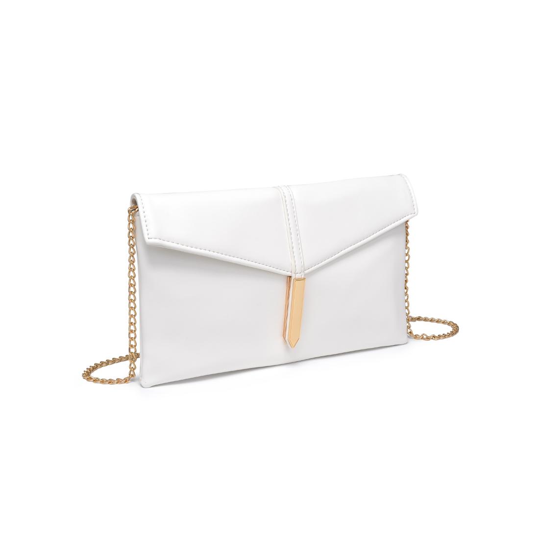 Product Image of Urban Expressions Heather Clutch 840611153135 View 6 | White