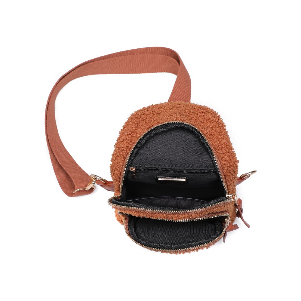 Product Image of Urban Expressions Ace - Sherpa Sling Backpack 840611120526 View 8 | Tan