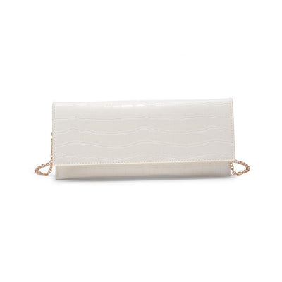 Product Image of Urban Expressions Adelle Clutch 840611139658 View 1 | Ivory