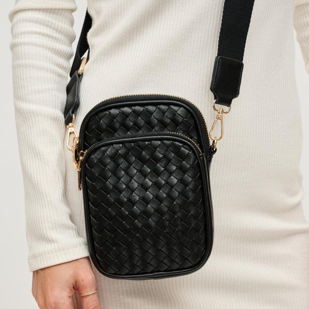 Woman wearing Black Urban Expressions Celeste Crossbody 840611134660 View 4 | Black