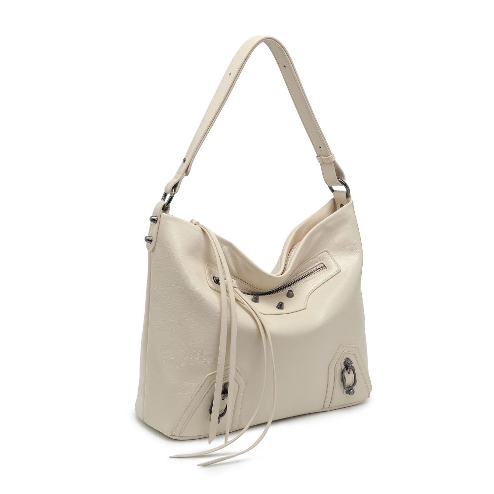 Product Image of Urban Expressions Yolonda Hobo 840611105653 View 6 | Ivory