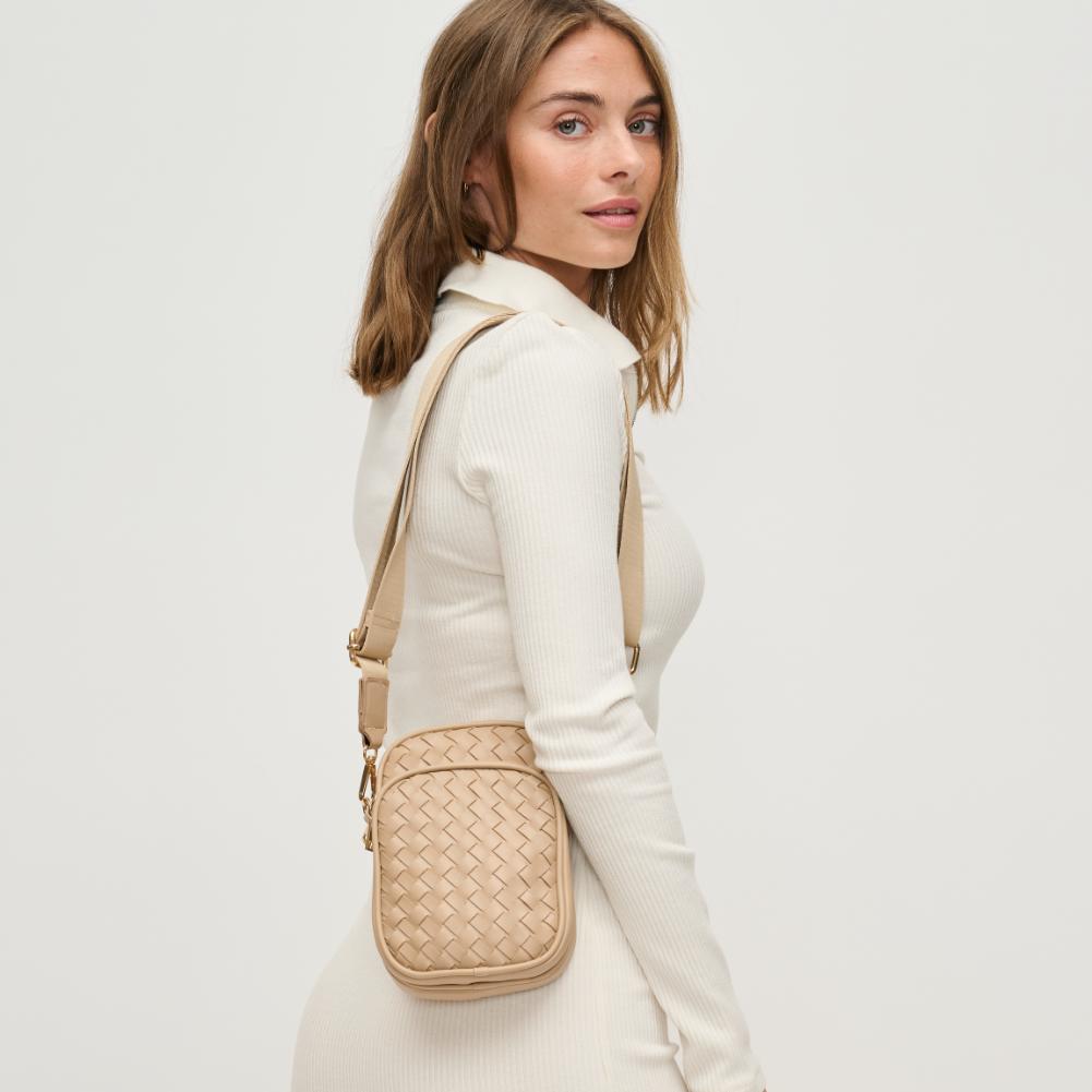 Woman wearing Natural Urban Expressions Celeste Crossbody 840611134684 View 1 | Natural