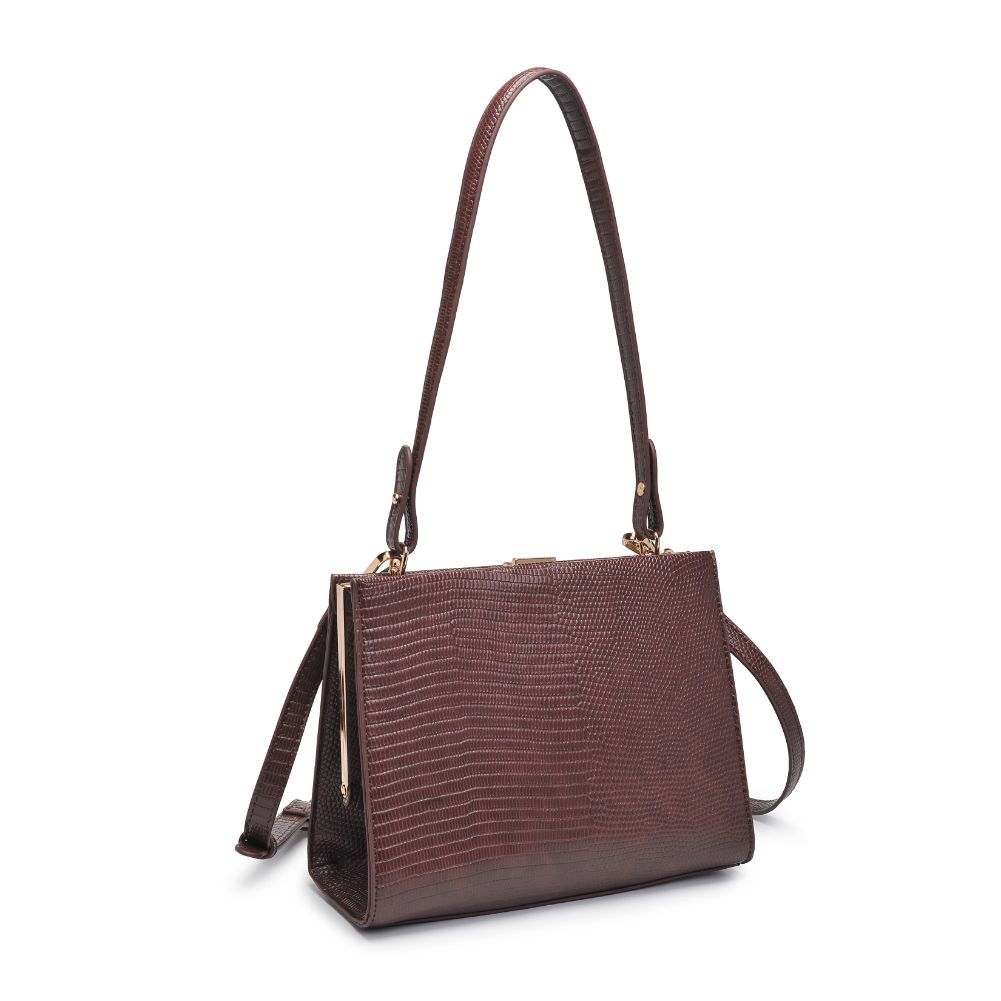 Product Image of Urban Expressions Deloris Shoulder Bag 840611185136 View 6 | Chocolate