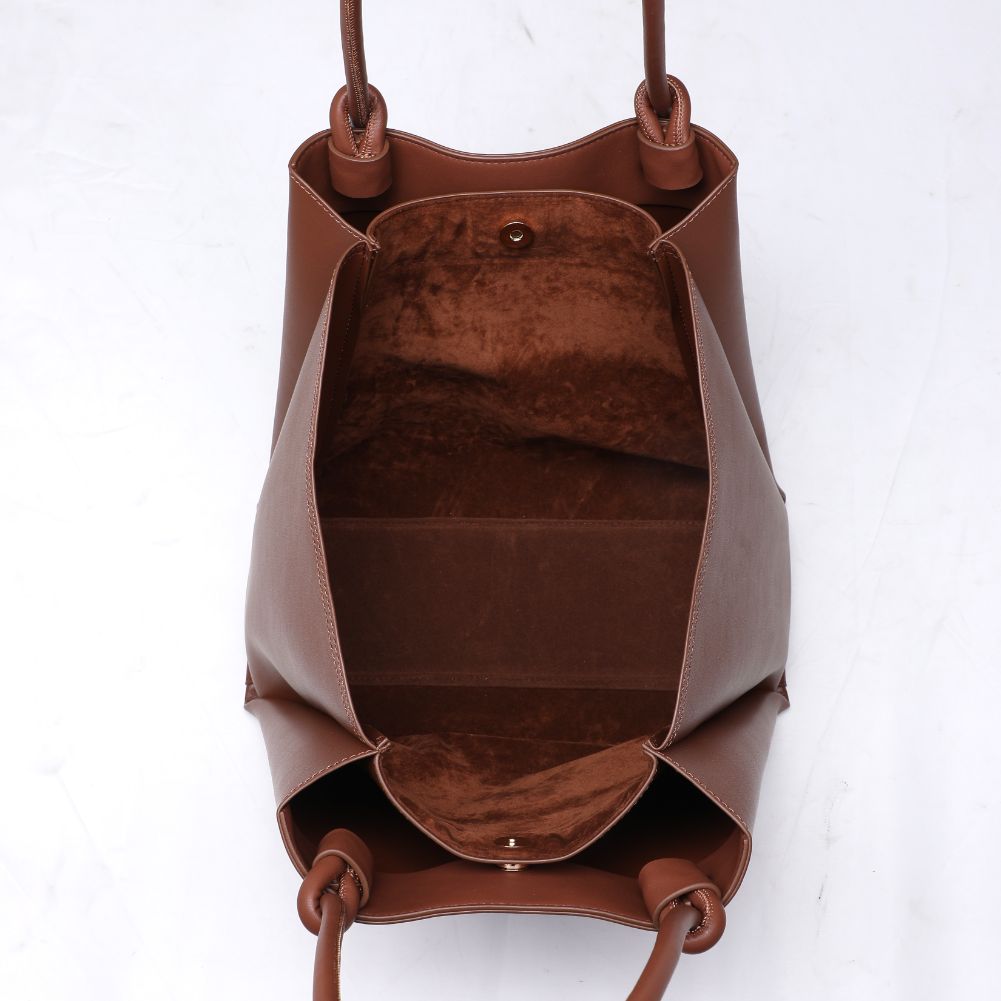 Product Image of Urban Expressions Brielle Tote 840611115140 View 8 | Chocolate