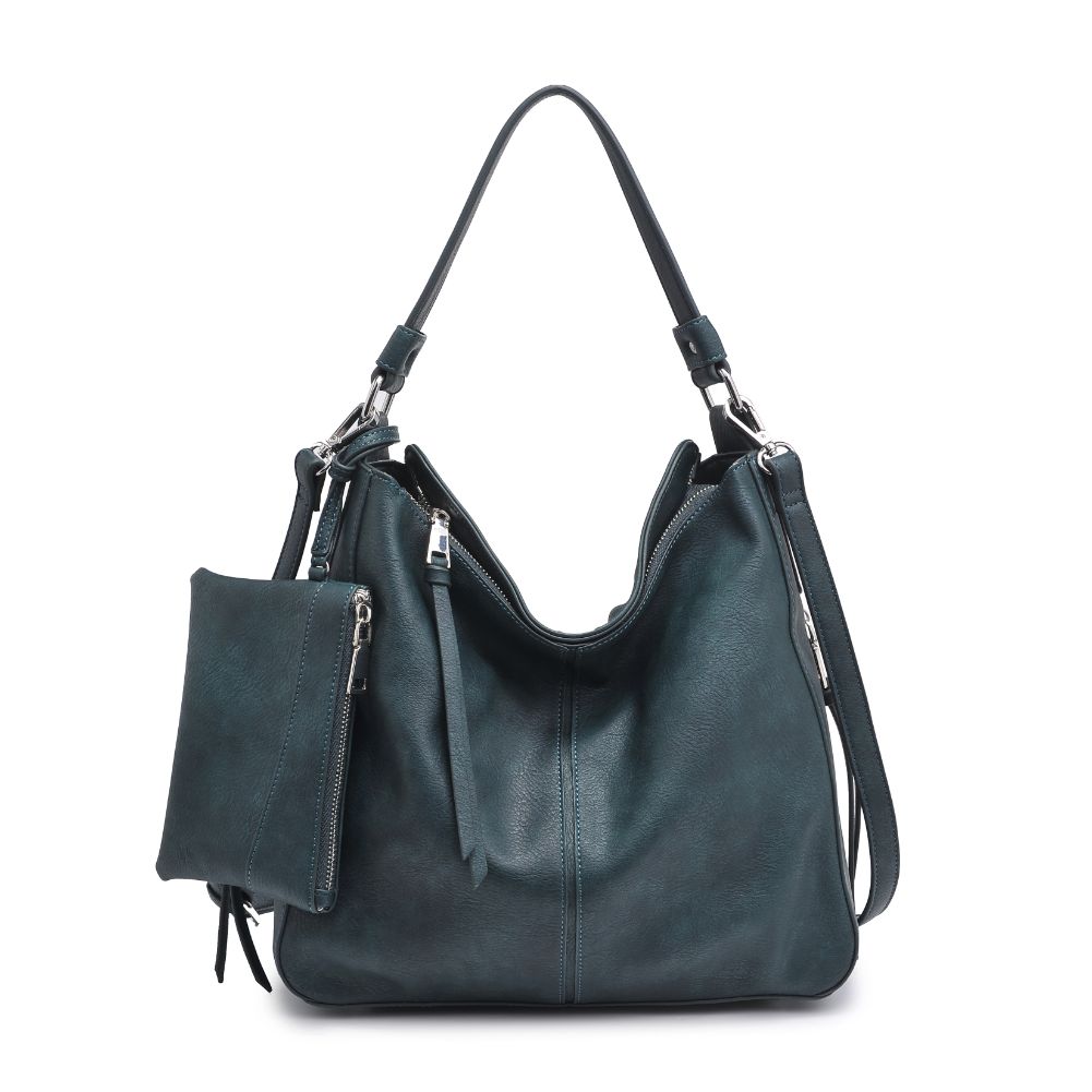 Product Image of Urban Expressions Wanda Hobo 818209011860 View 5 | Hunter Green