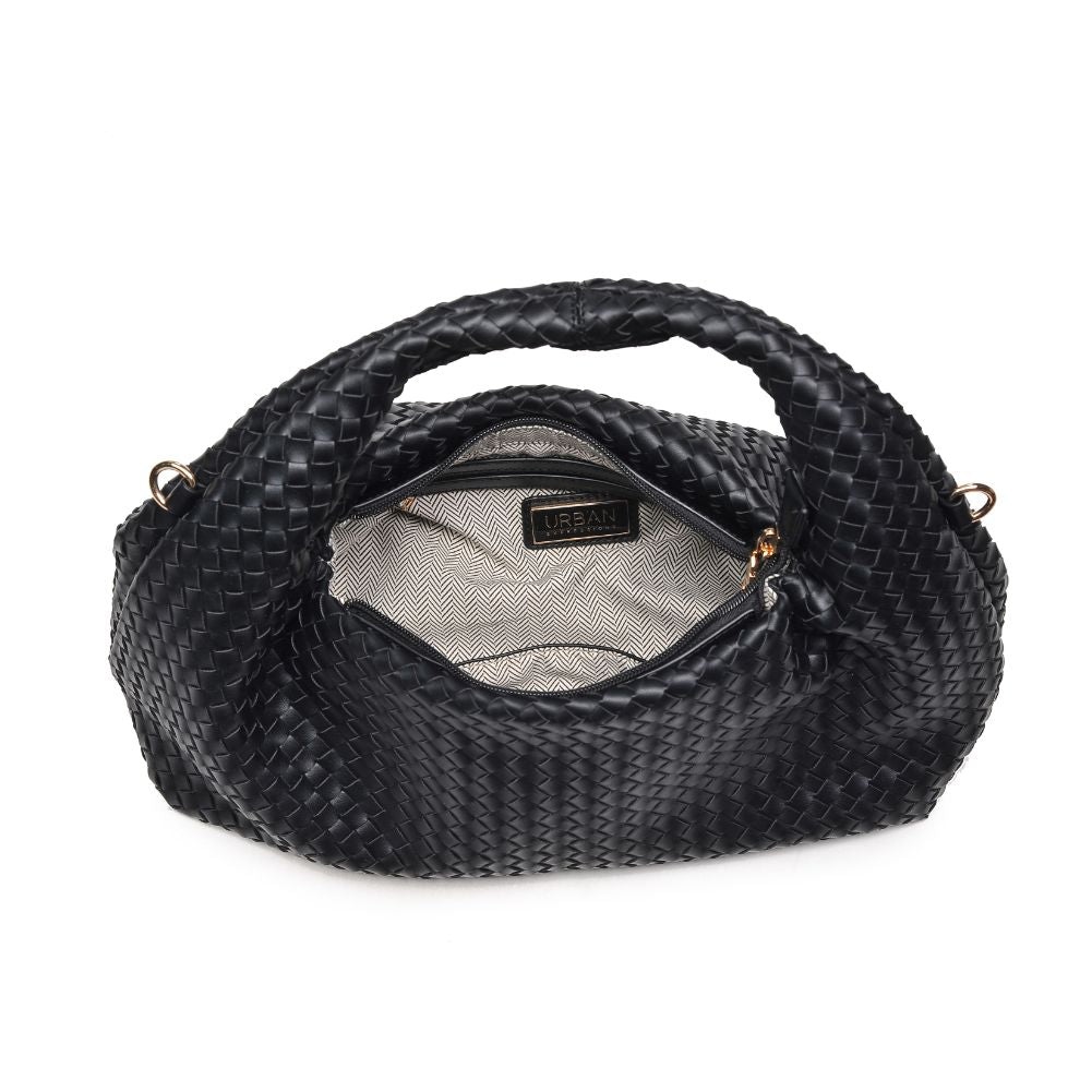 Product Image of Urban Expressions Trudie Shoulder Bag 840611107756 View 8 | Black