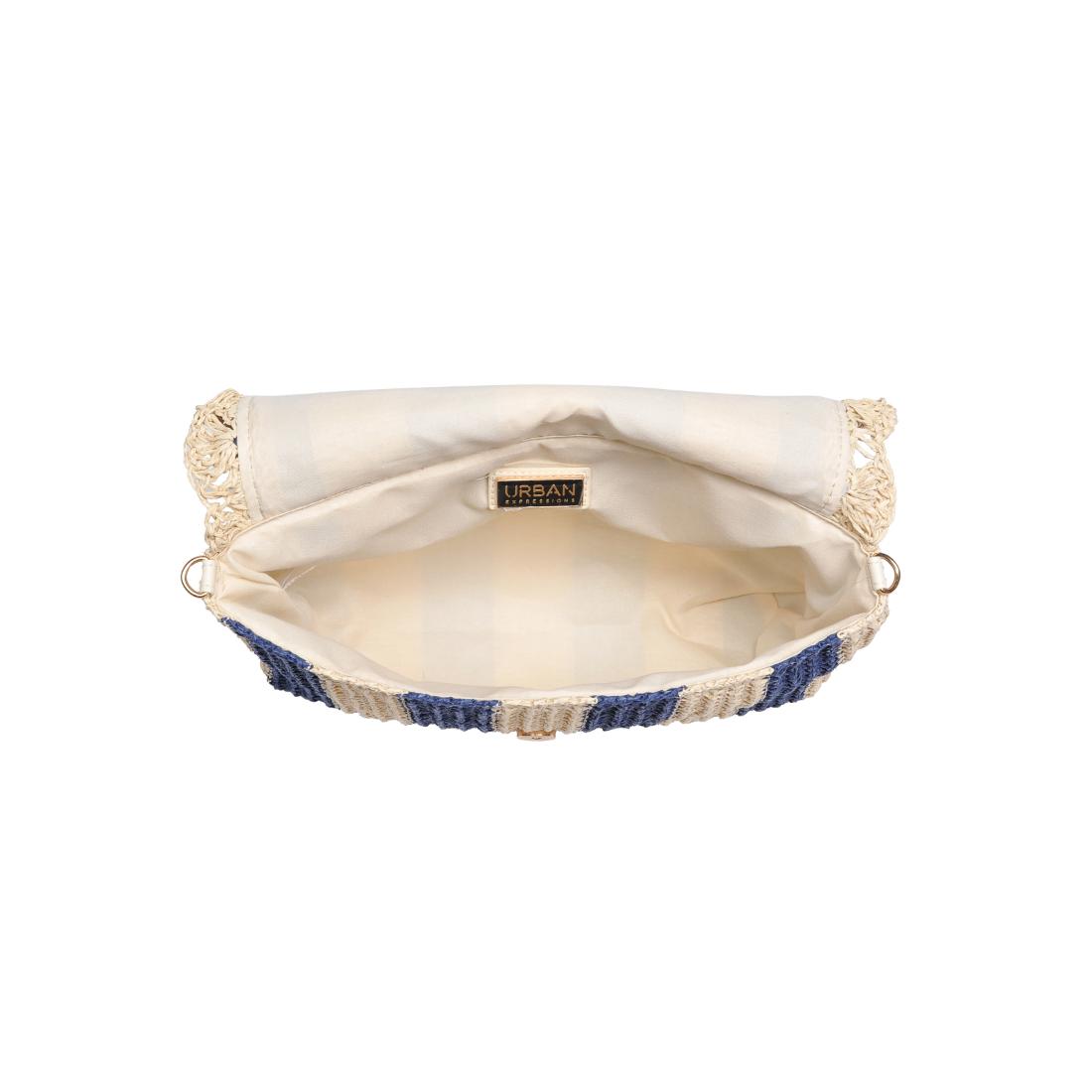 Product Image of Urban Expressions Winnie Clutch 840611153982 View 8 | Navy Natural