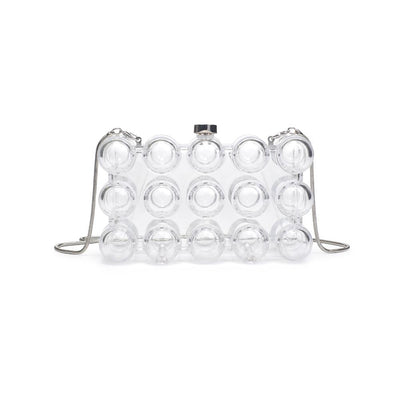 Product Image of Urban Expressions Skye Evening Bag 840611124319 View 1 | Clear