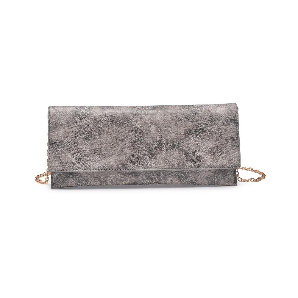 Product Image of Urban Expressions Adelle Clutch 840611139696 View 5 | Grey