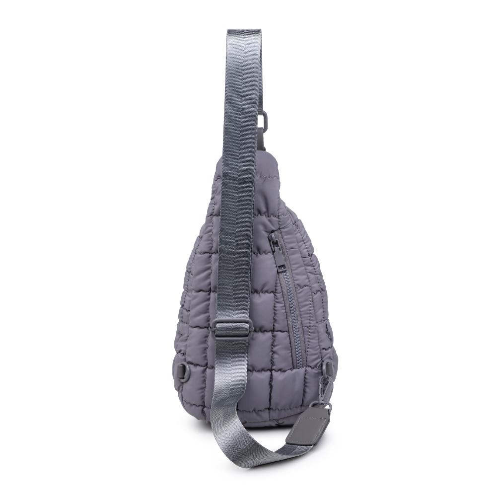 Product Image of Urban Expressions Bristol Sling Backpack 840611128348 View 7 | Grey