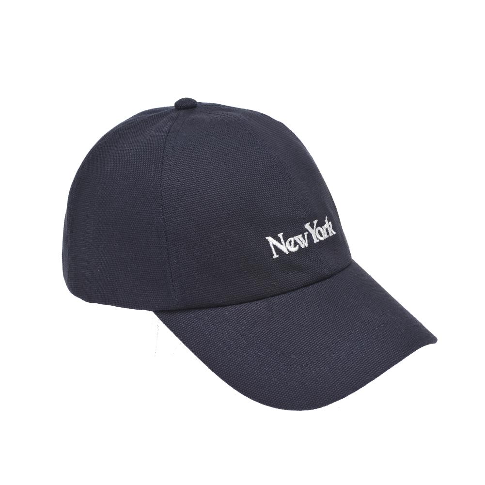 Product Image of Urban Expressions New York Embroidered Hat Baseball Cap 840611193094 View 6 | Navy