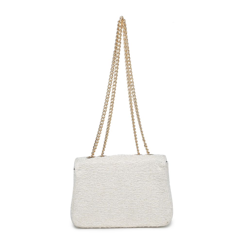 Product Image of Urban Expressions Camille Shoulder Bag 818209019712 View 7 | White